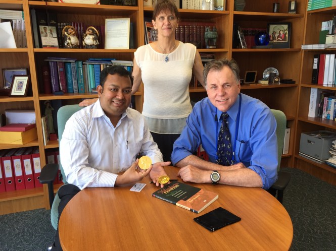 with Dr. Barry Marshall